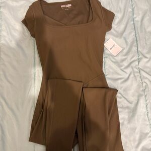 Brown Jumpsuit